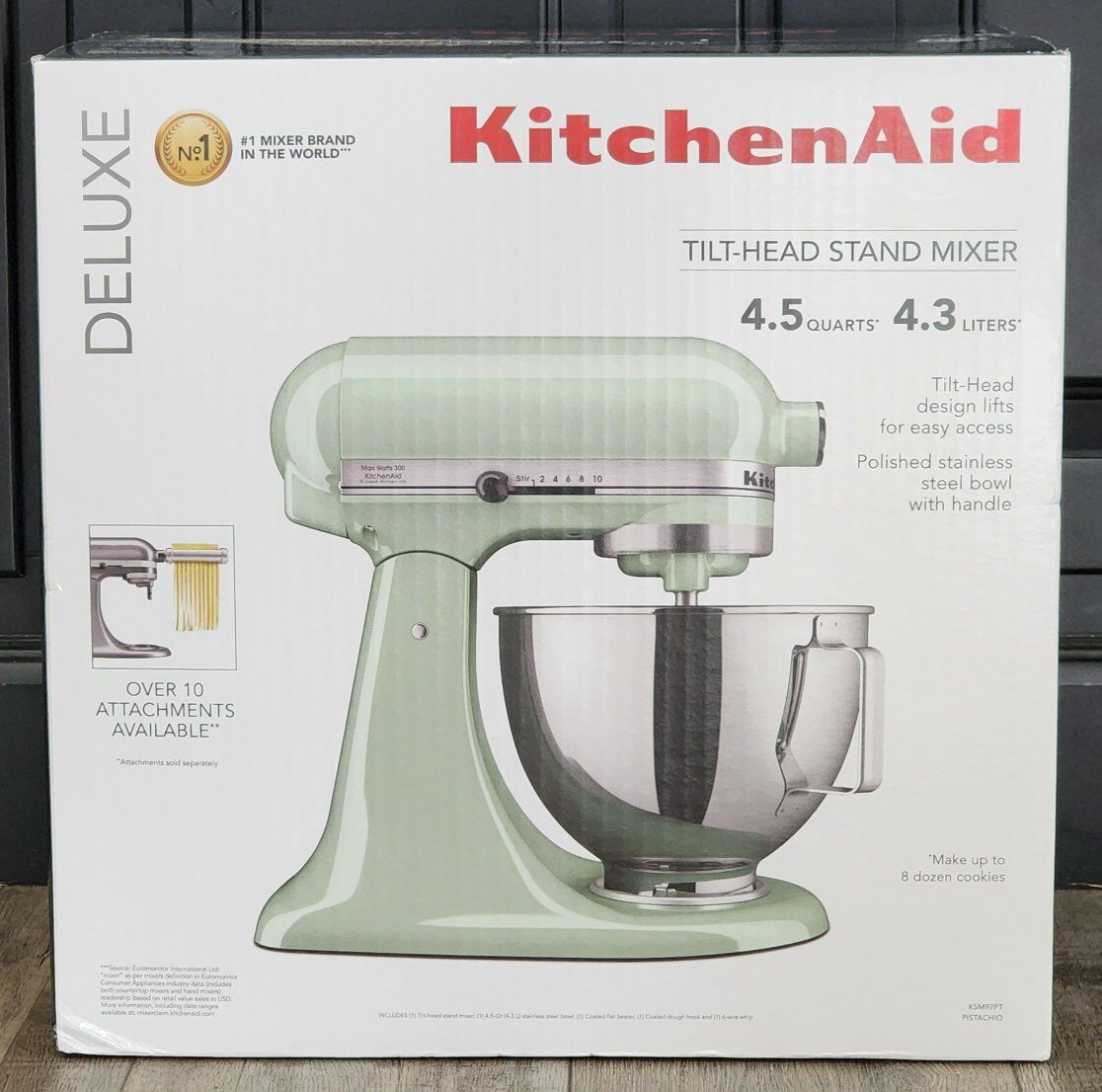 BNIB KitchenAid Deluxe 4.5 qt in Pistachio