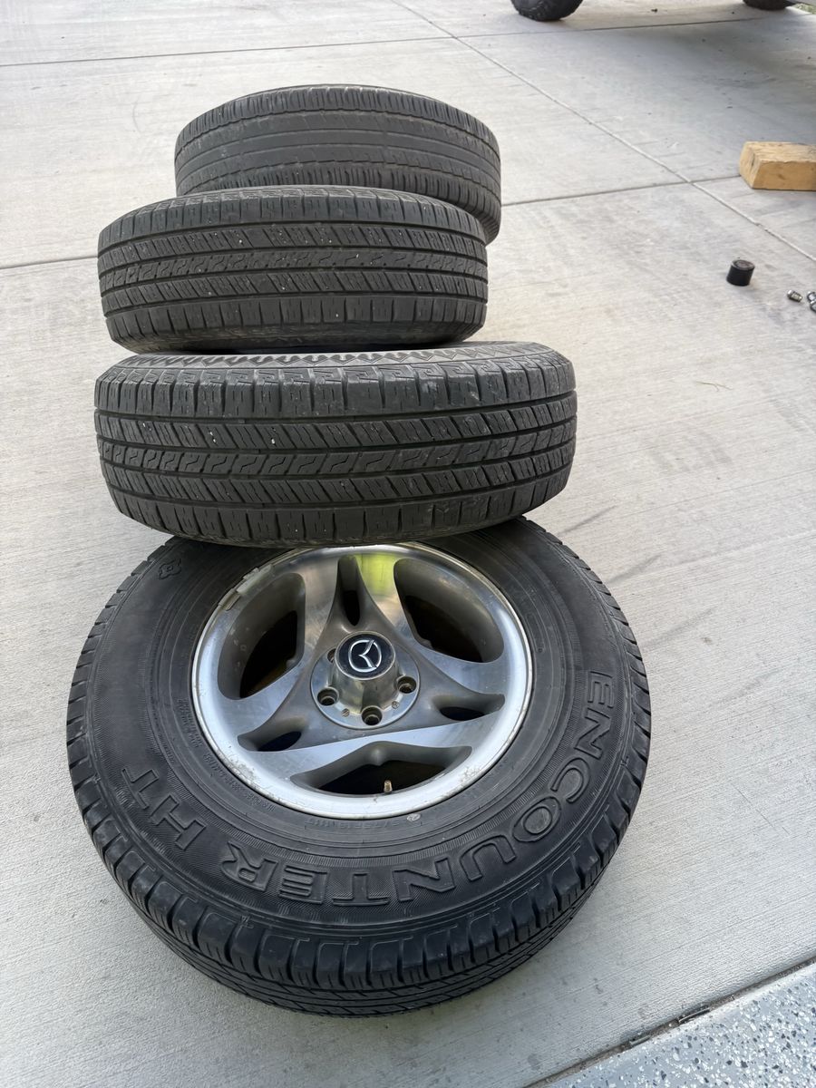 245/75R16 tires and wheels