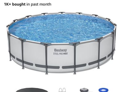 Used only last year. It’s a Bestway Steel Pro MAX 15'x42" Above Ground Pool Set - Filter Pump, Ladder, cordless water vacuum,