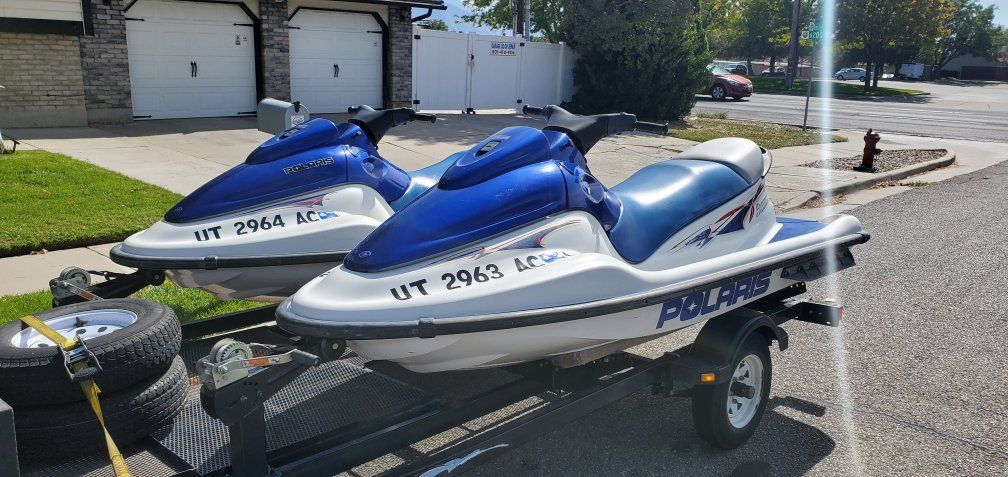 2003 Polaris Freedom Personal Watercraft (x2) with Trailer - Great Condition, Ready for the Water!