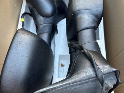 Pair of Black Side View mirrors off 2005 F250 Used Condition