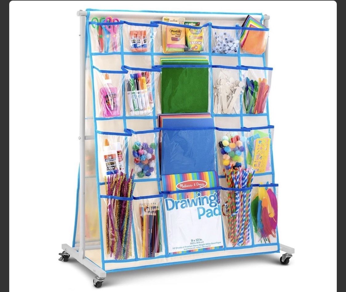 Craft Cart With Pockets