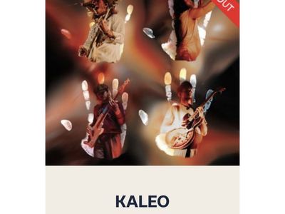 Kaleo "Way Down We Go Tour" Concert Ticket - Dawes Opener - 5 GA Tickets