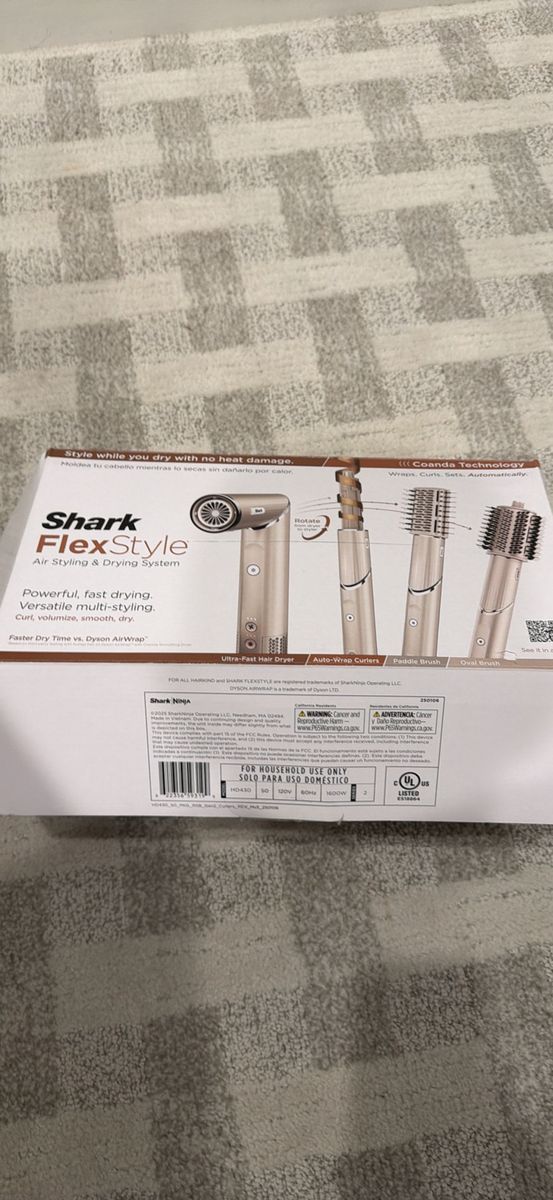 Shark FlexStyle Air Styling & Drying System Multi-Styler with Coanda Technology, No Heat Damage