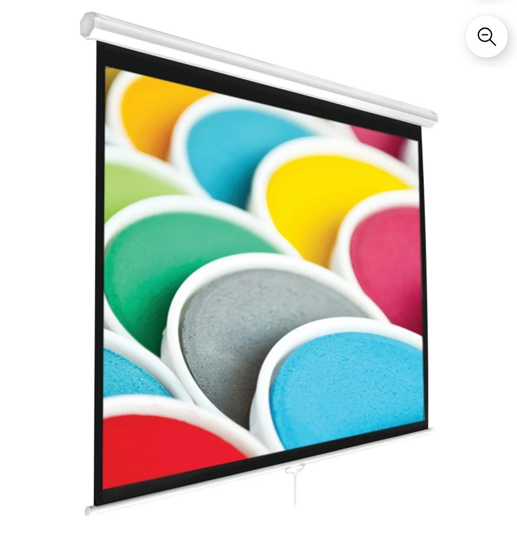 New Pyle 72in Manual Pull Down Projector Screen