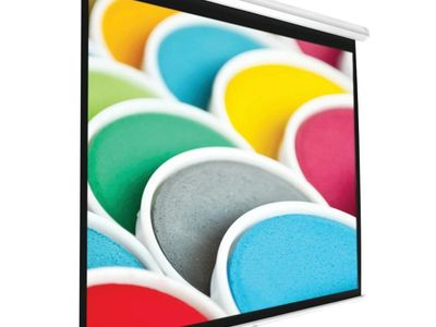 New Pyle 72in Manual Pull Down Projector Screen