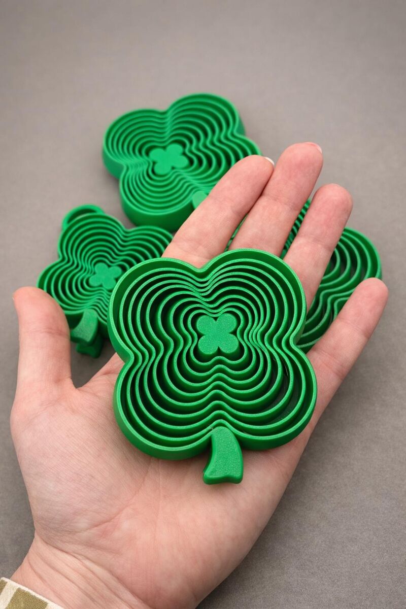 Shamrock Fidget Toy Gift – w/ Free Gift Bag