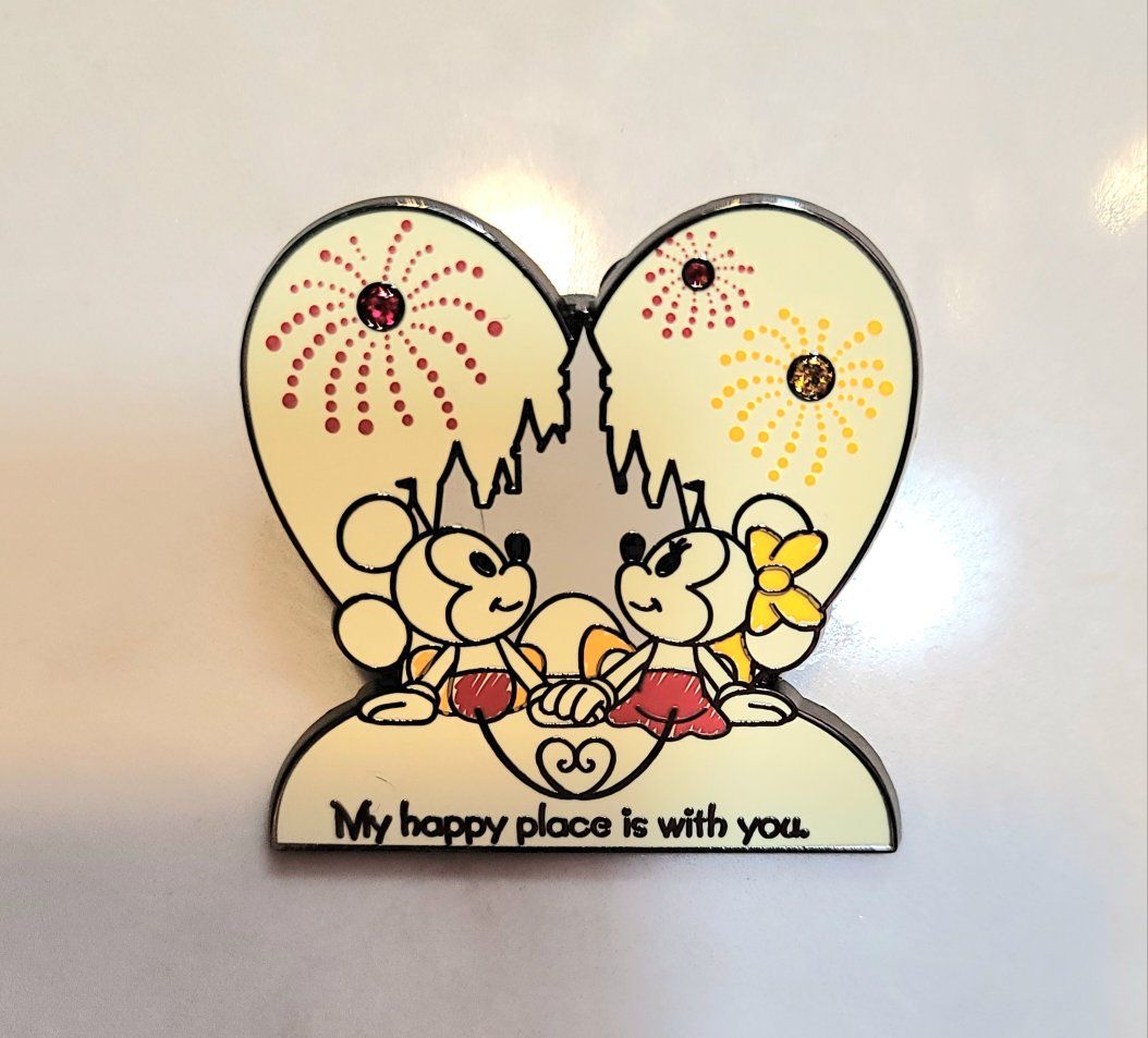 2017 Disney Trading Pin Mickey and Minnie Mouse