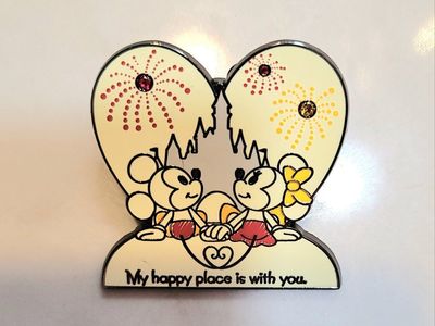 2017 Disney Trading Pin Mickey and Minnie Mouse