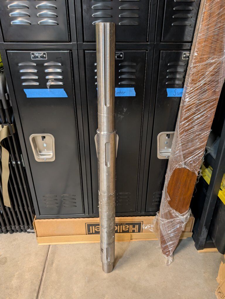 Extremely Heavy Solid Steel Industrial Shaft