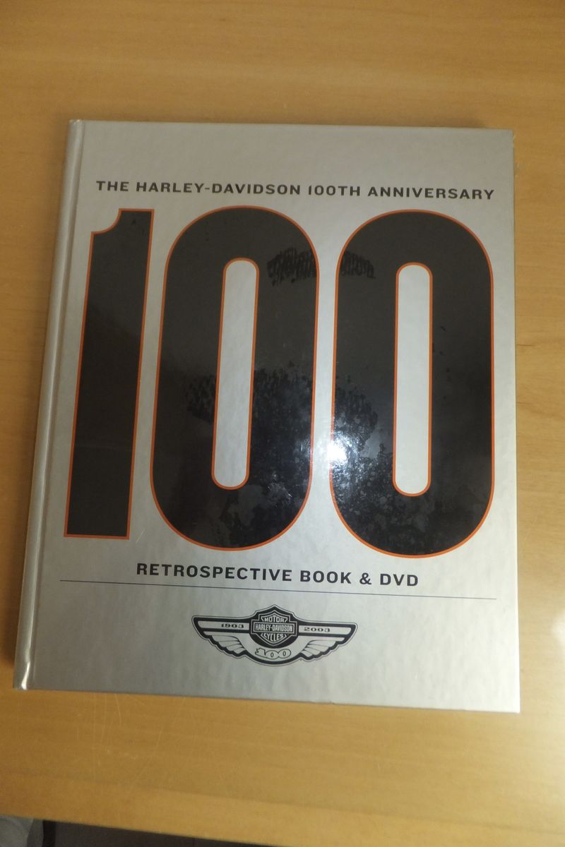 Harley-Davidson 100th Anniversary Retrospective Book & DVD 1903-2003 Collector's Edition