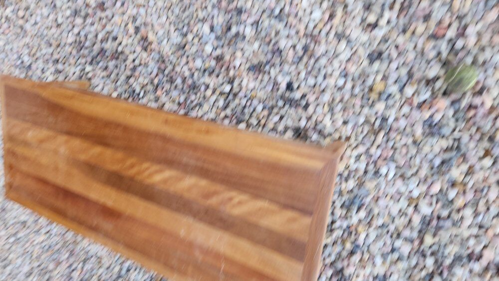 Wood coffee table and child's table