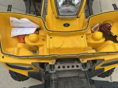 2012 Polaris 500 HO AWD with winch and snow plow