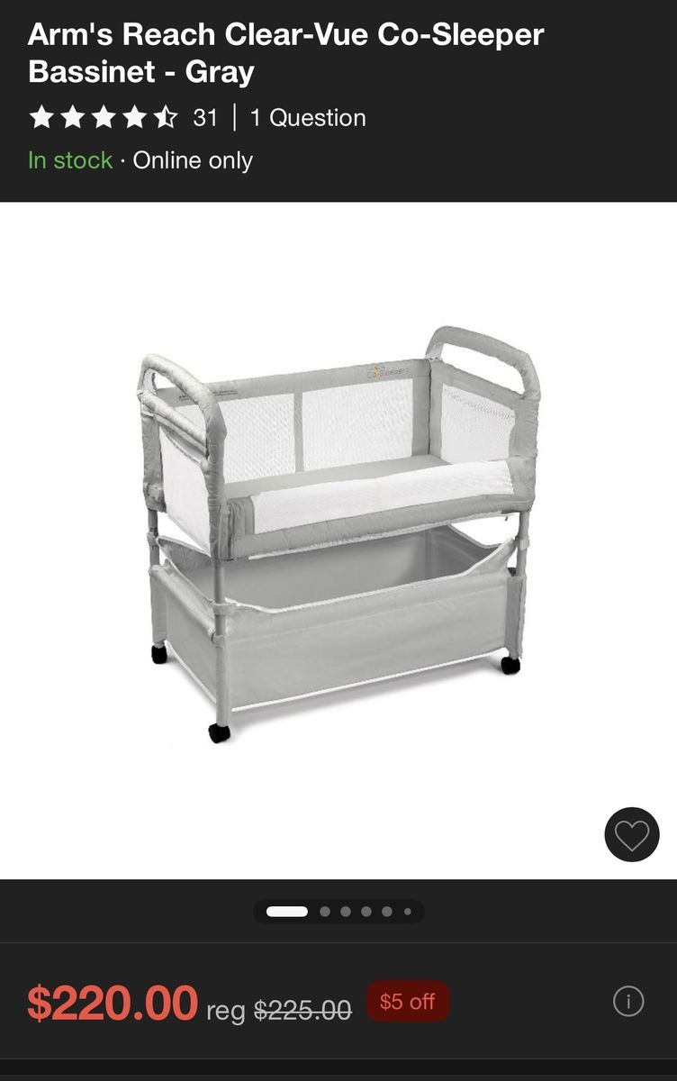 Arms Reach Co-sleeper