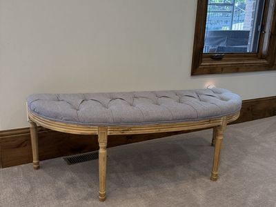 Tufted Bench 55” long