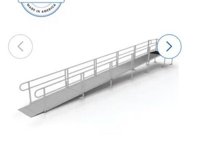 EZ-ACCESS 30-ft x53.75-in Aluminum Wheelchair Ramp