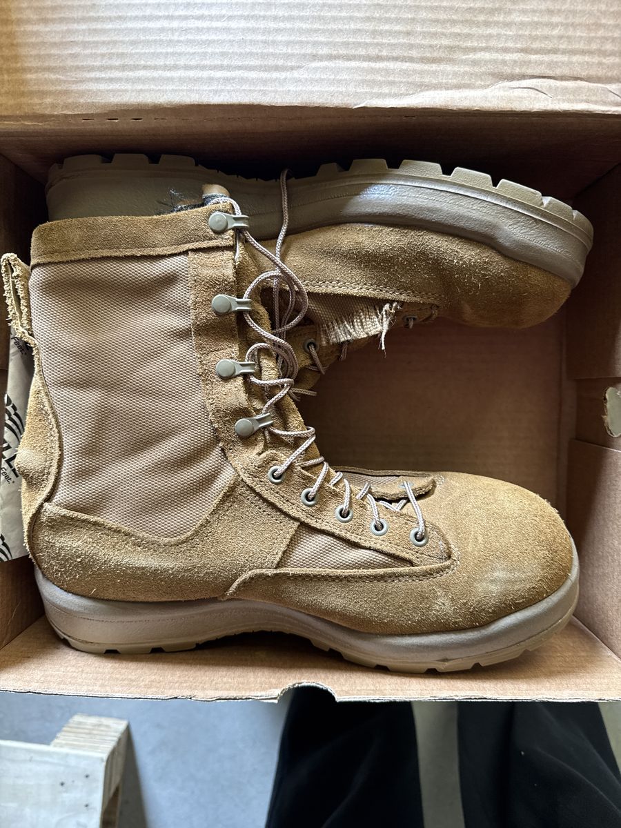 Mens Tan Combat Boots Belleville 11 Wide