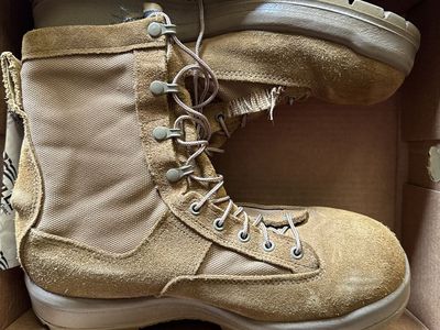 Mens Tan Combat Boots Belleville 11 Wide