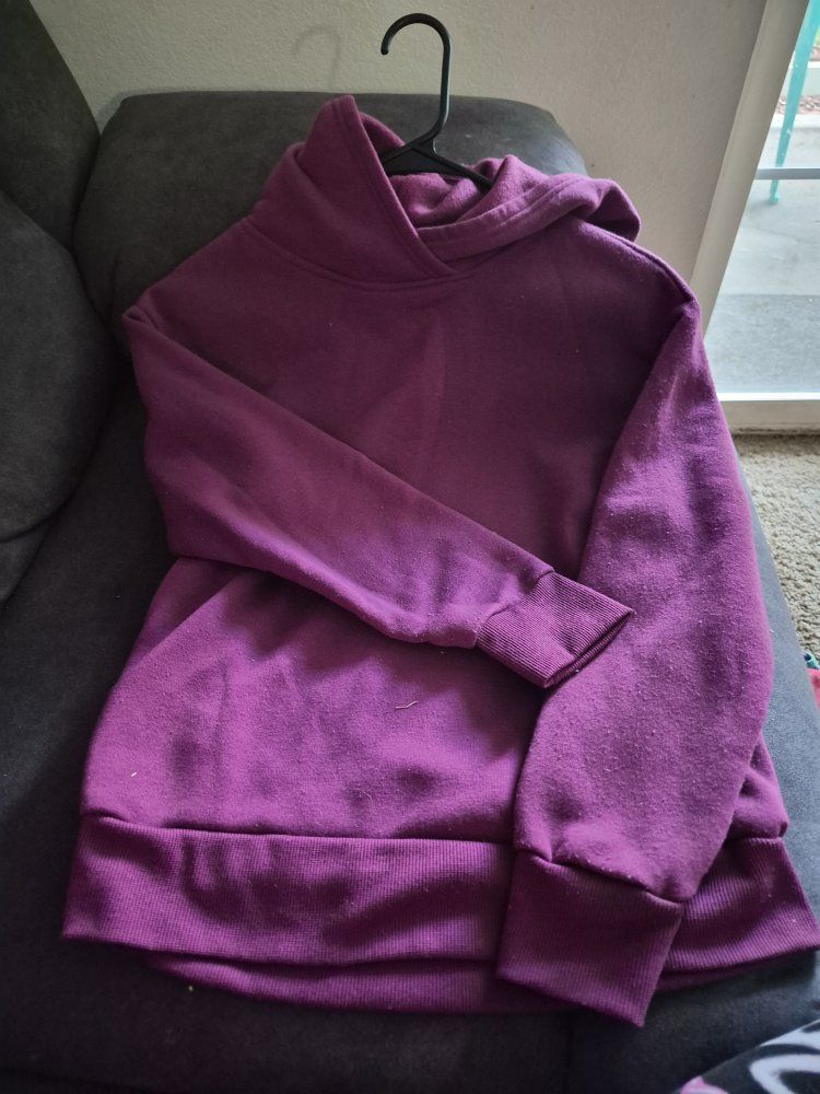 Just Be Purple Hoodie Sweatshirt Women's Size Small