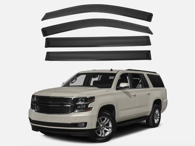 Smoke Window Visors For 2015-2020 Chevy Suburban GMC Yukon XL Escalade ESV