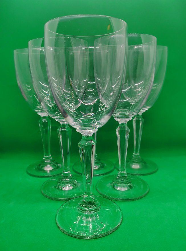 6 Lenox Decor Plain water goblets