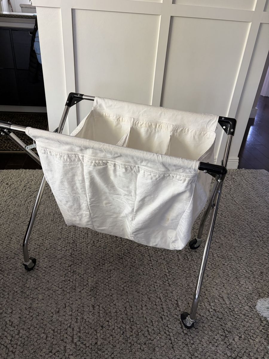 Laundry Hamper 3 Baskets Sorter Compartments
