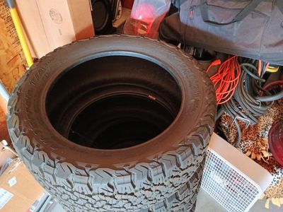 Four BFGoodrich AT K02 tires