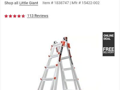 Little Giant Velocity 22 ft. Rental $50
