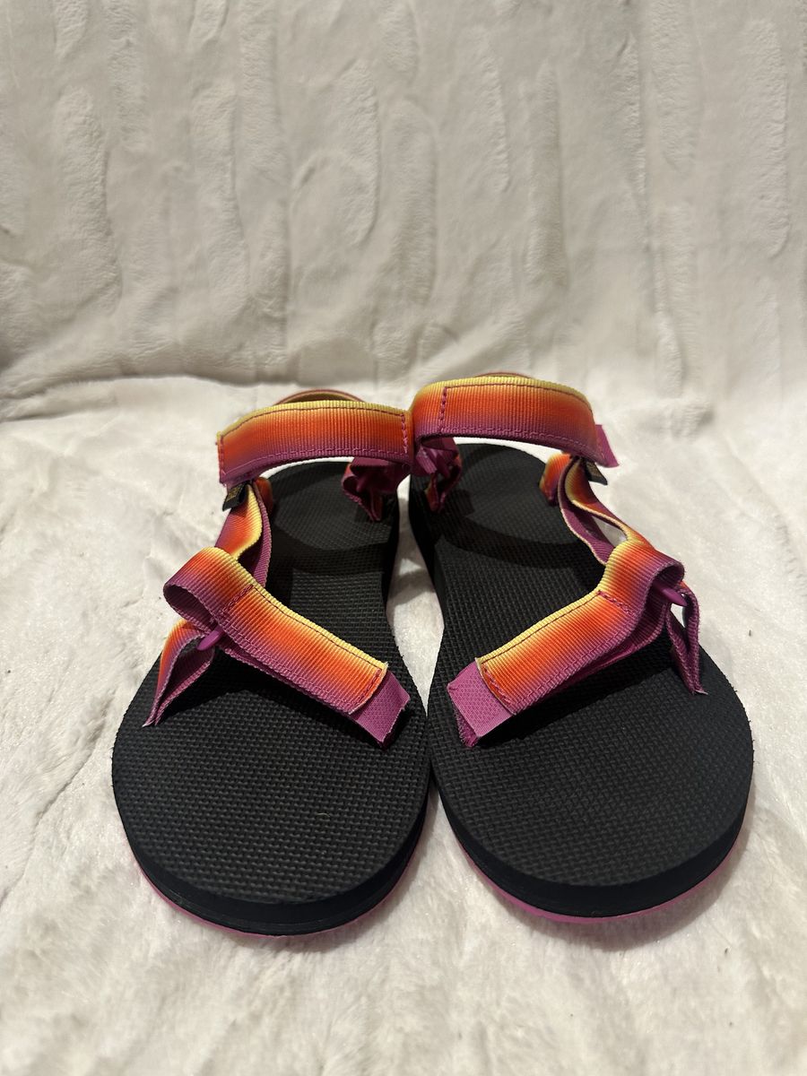 Teva Women’s Size 8 Purple/Orange/Yellow Sandals
