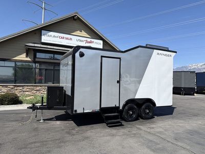 2025 Raynger 8x16 / 8.5x16 Toy Hauler Travel Trailer .030 Aluminum Enclosed Cargo New