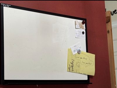 16x24 whiteboard with removable calendar