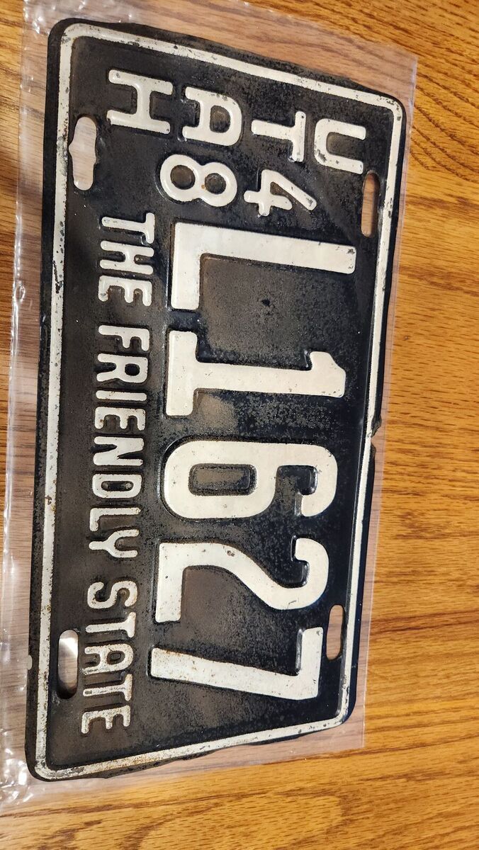 1948 Utah License Plate