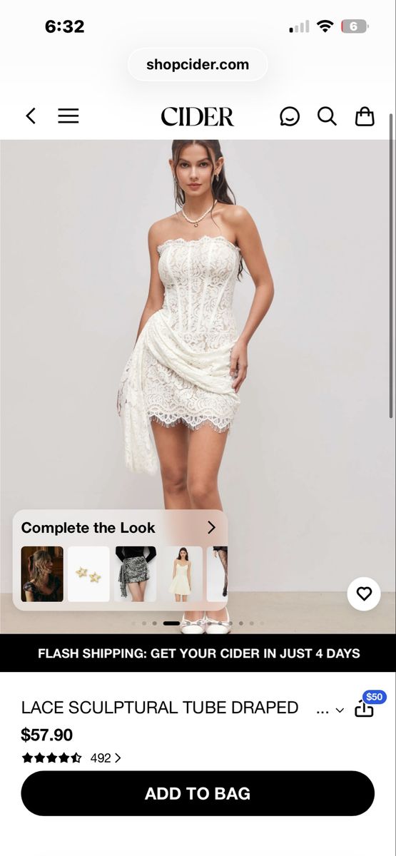 Wedding Reception Mini Dress