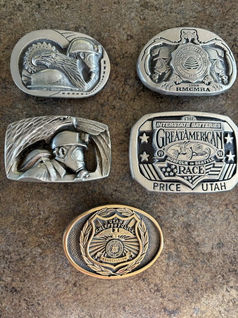 Utah Belt Buckles RMCMRA Price Gary Prazen