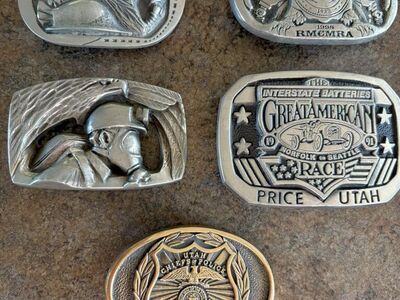 Utah Belt Buckles RMCMRA Price Gary Prazen
