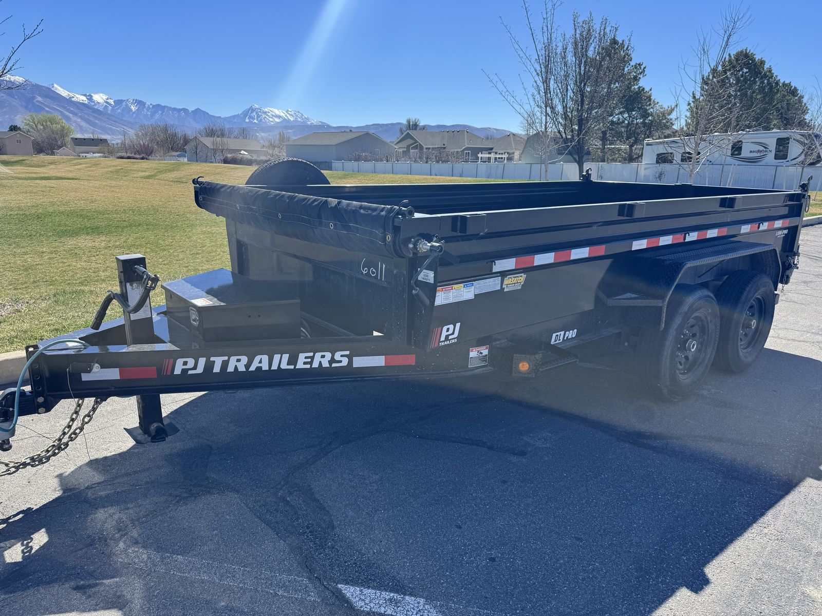 14 foot PJ DL Pro dump trailer