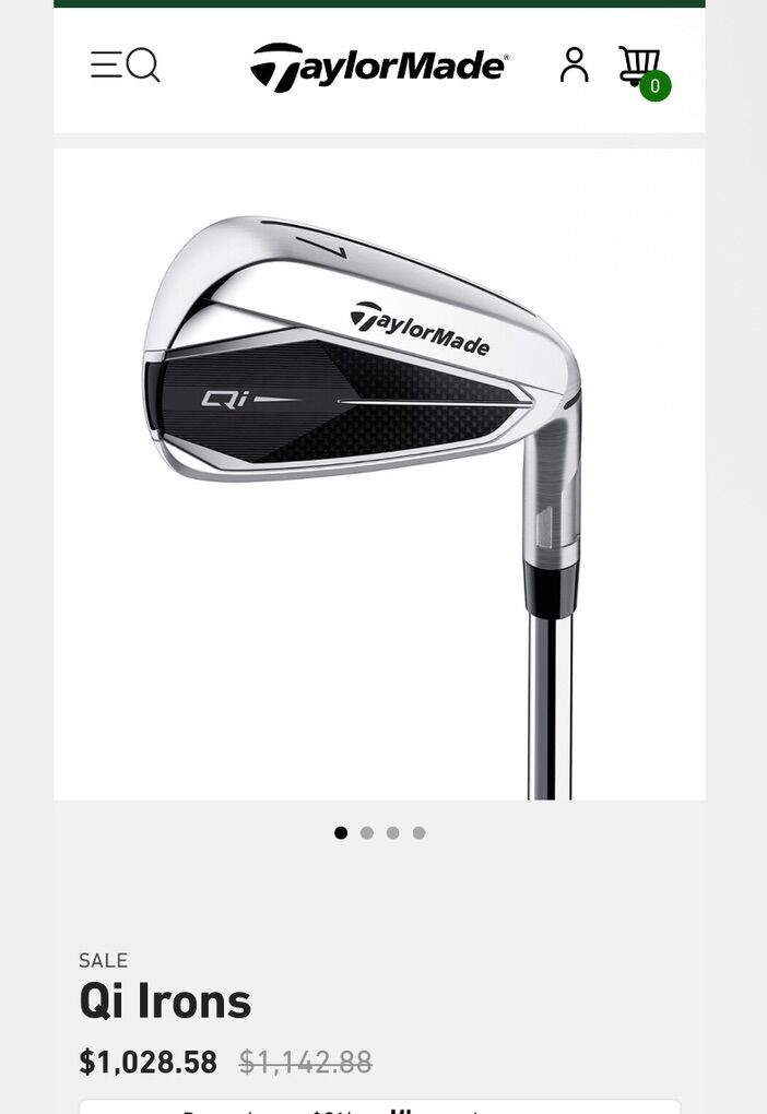 New Taylormade Qi Iron Set 5-PW,AW