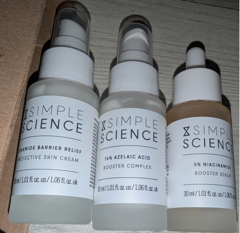 LOT ISOMERS Simple Science Ceramide Barrier Relief/Booster Serum/Azeelaic Acid NEW