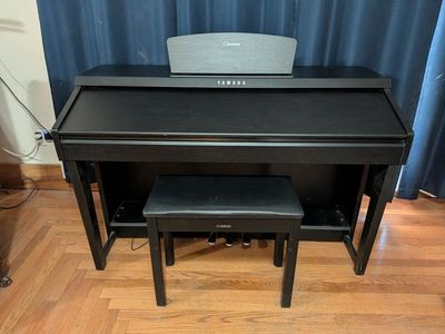 Yamaha CVP-701 Clavinova Digital Piano with Bench - Ensemble Console, Key-Off Sampling