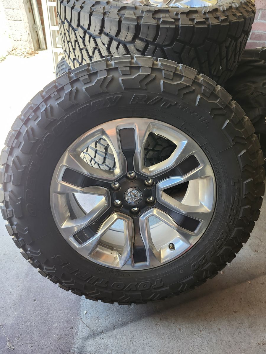 LT295/65R20 Toyo Open Country RT tires and wheels