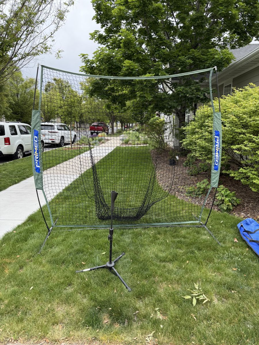 Batting Net and adjustable tee