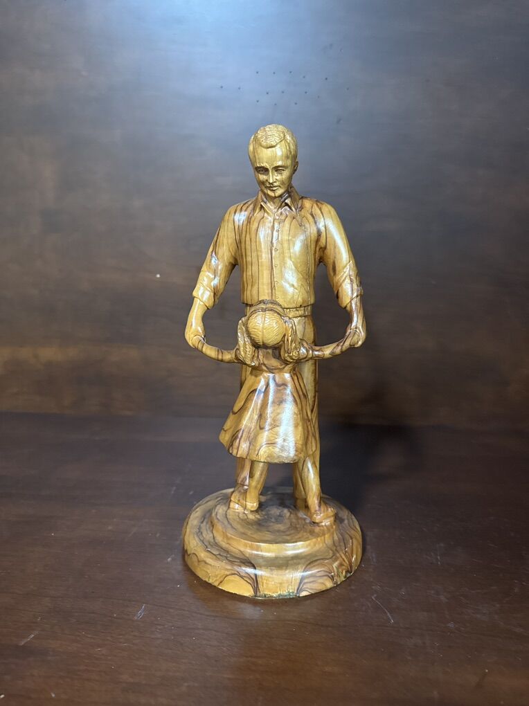 Daddy Daughter Dance In Olive Wood