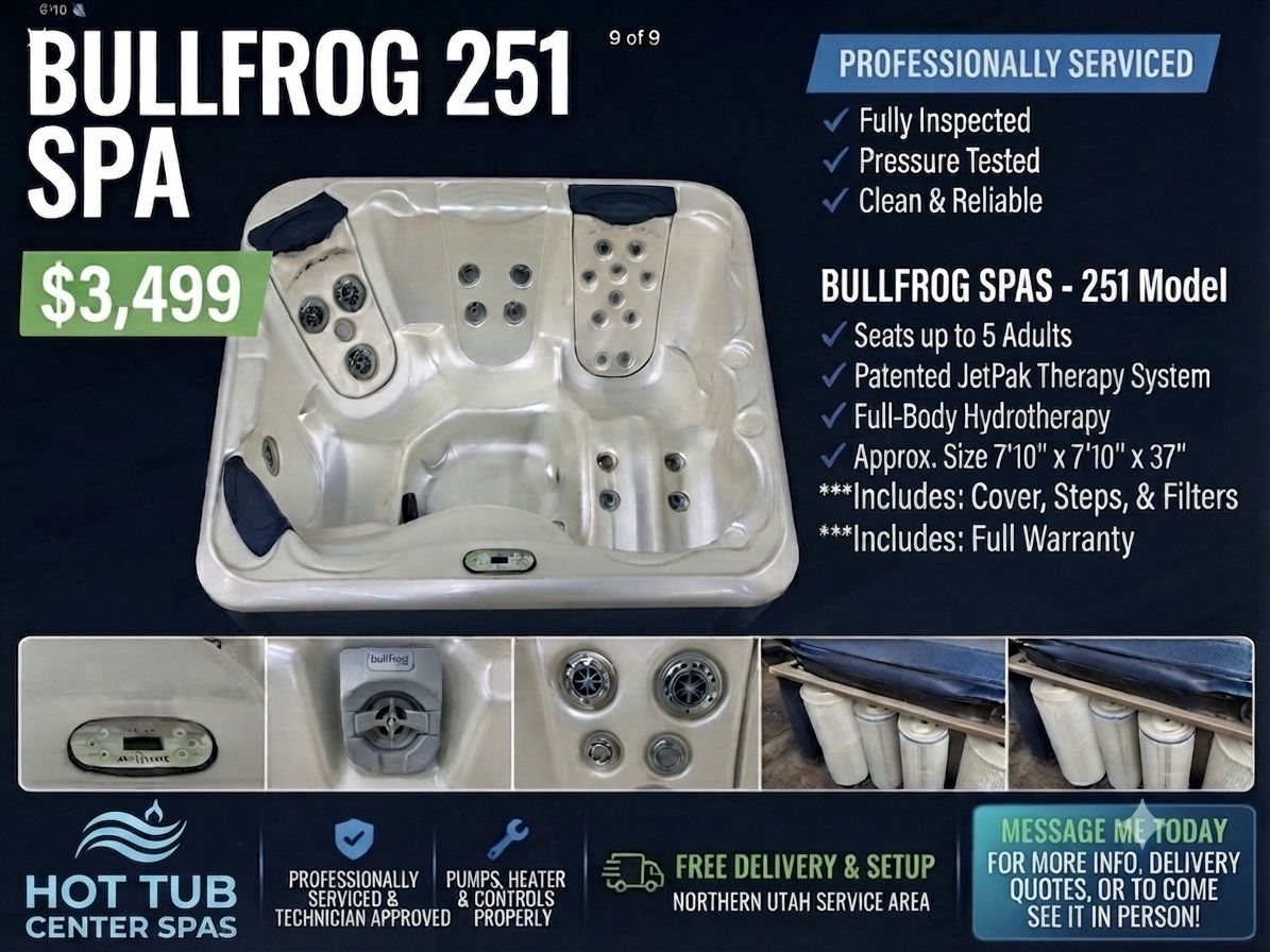 Bullfrog hot tub