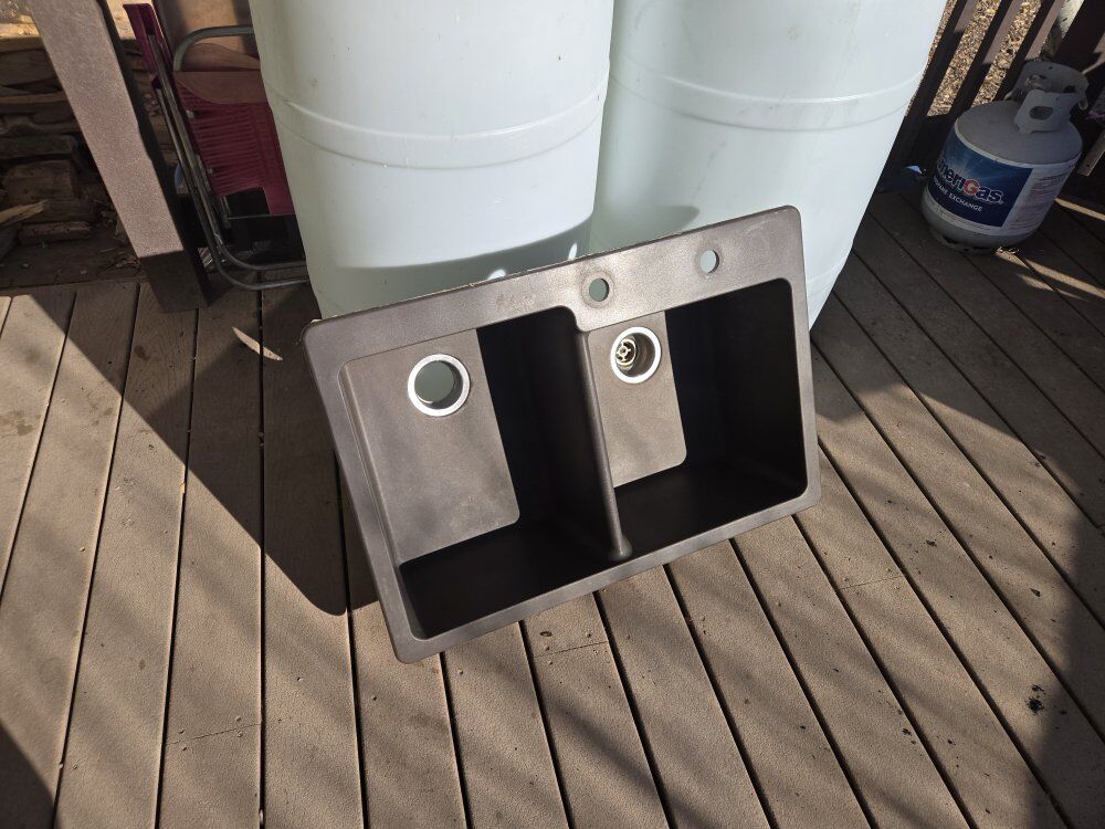 Kitchen sink and faucets