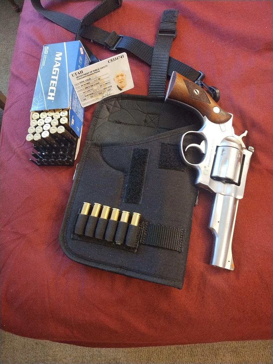 The Ruger revolver