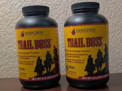 Trail Boss Hodgdon reloading powder trailboss