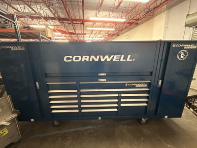 Cornwell Pro Series Blue Rolling Tool Box Chest Cabinet Workstation