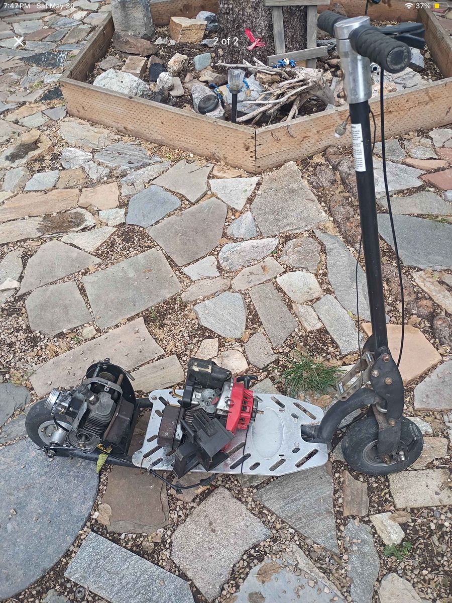 Gas scooter project trade!!!