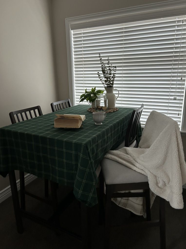 Ikea Ekedalen Bar Table + 4 Matching Stools