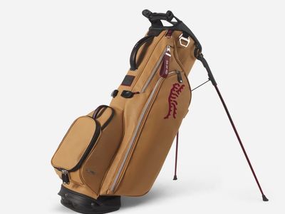 Sun Day Red x Vessel Golf Stand Bag Tan Luxury Golf Bag